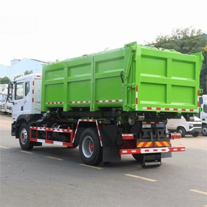 รถบรรทุกขยะแบบตะขอเกี่ยว ดีเซล 4x2 เกียร์ธรรมดา ยี่ห้อ Dongfeng สำหรับงานหนัก มาตรฐานยูโร 6 สำหรับขนส่งขยะอุตสาหกรรมและเทศบาล จากโรงงานผู้ผลิตโดยตรง - Product Image 3