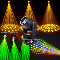 Projecteur mobile Mini BEAM 295W 14R avec effet LED Halo pour DJ, événements disco, hôtels, parcs à thème, alimentation intégrée