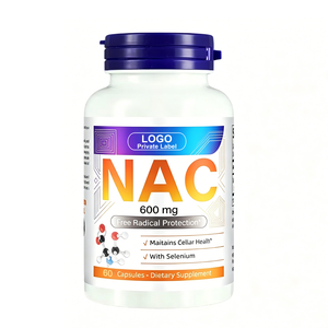 Capsules de NAC 600 mg à marque privée avec sélénium pour le soutien antioxydant – Complément alimentaire - Product Image 1