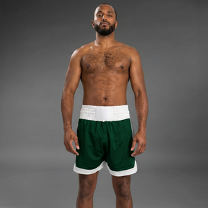 Shorts de boxe avec coutures durables et tissu flexible pour l'entraînement et la pratique du combat - Product Image 1
