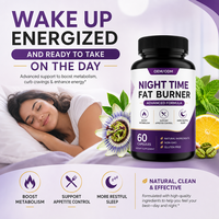 Capsule brûle-graisses nocturne à base de plantes, marque privée, supplément minceur extra fort à la racine d'ashwagandha pour la perte de poids