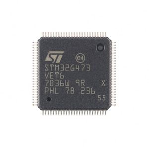 STM32G473VET6 MCU de 32 bits para Cortex M4, 512 KB de Flash, 128 KB de RAM, LQFP de 100 pines, 3.3 V, Grado Industrial, DSP/FPU, Sin Plomo, RoHS, Avanzado - Product Image 1