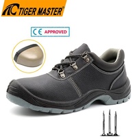 Zapatos de Seguridad Laboral Tiger Master CE S3, Previenen Pinchazos, Puntera de Acero, Resistentes al Agua, Aceite y Ácidos, Suela de PU Antideslizante para Hombre