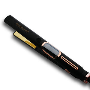 ホットセールヘアストレートナープロフェッショナルチタンフラットアイアン2in1ヘアアイアンストレートナーLED付き - Product Image 6