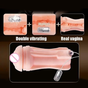 2016 Nuevo oro manos libres de succión eléctrica Vagina USB recargable masturbador hombre taza Juguetes - Product Image 5