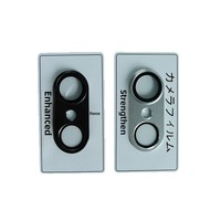 Film de protection d'objectif en verre trempé pour Fujitsu Arrows WE3 Aipha2 + autocollant de protection d'appareil photo en métal intégré mat, anti-rayures