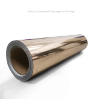 Vinilo Termotransferible PU Suave para Grabado Metálico, Vinilo Termoadhesivo de Colores para Prensa Térmica, Vinilo Fácil de Despegar para Plotter de Corte