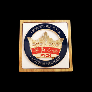 Lambang Mobil Masonik "PRINCESSES YORK CROSS of HONOUR" Lencana PYCH Mason Freemason Simbol Paduan Seng Hadiah untuk Freemason - Product Image 3