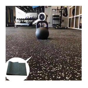 Tapis de sol en caoutchouc noir pour salle de sport Crossfit, rouleau de revêtement de sol en caoutchouc pour fitness, épaisseurs 3mm, 6mm, 8mm, 10mm - Product Image 1