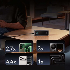 Anker แบตสำรองพกพา26250มิลลิแอมป์ต่อชั่วโมง, ชาร์จเร็วสูงสุด300วัตต์ชุดแบตเตอรี่ภายนอก2C1A พอร์ตพร้อมจอแสดงผลดิจิตอลอัจฉริยะ - Product Image 4