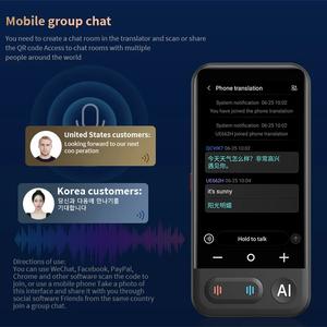 เครื่องแปลภาษาอัจฉริยะ Jumon รุ่น Z16 คุณภาพสูง ขายดี พร้อมฟังก์ชั่นแปลภาษาแบบเรียลไทม์ รองรับ WiFi Hotspot สำหรับการเดินทางต่างประเทศ สีดำ - Product Image 5