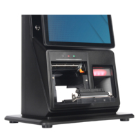 Terminal Táctil Modular Todo en Uno con Pantalla Giratoria de 15.6 Pulgadas, Quiosco de Autoservicio con Escáner de Cámara RFID NFC para Punto de Venta Minorista