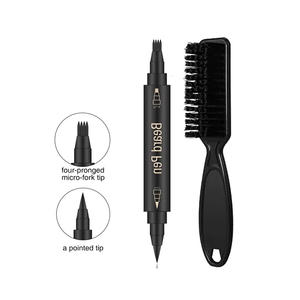 Prodotti per la cura degli uomini prodotti per la cura della <span class=keywords><strong>barba</strong></span> strumento per modellare la <span class=keywords><strong>barba</strong></span> impermeabile a quattro forchette riempitivo per <span class=keywords><strong>barba</strong></span> tatuaggio penna per <span class=keywords><strong>barba</strong></span> matite per tinture per barbiere - Product Image 5