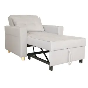Living Room <strong>Sofas</strong> <strong>Beds</strong> Furniture Folding <strong>Single</strong> <strong>Sofa</strong> <strong>Bed</strong> Futon Fabric Convertible <strong>Pull</strong> <strong>Out</strong> Sleeper <strong>Sofa</strong> <strong>Bed</strong> - Product Image 1