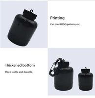 Conteneur portable pour poudre protéinée, mini bouteille avec entonnoir, boîte de rangement pour suppléments de fitness, pot de stockage de capsules 100ml 200ml, vente en gros