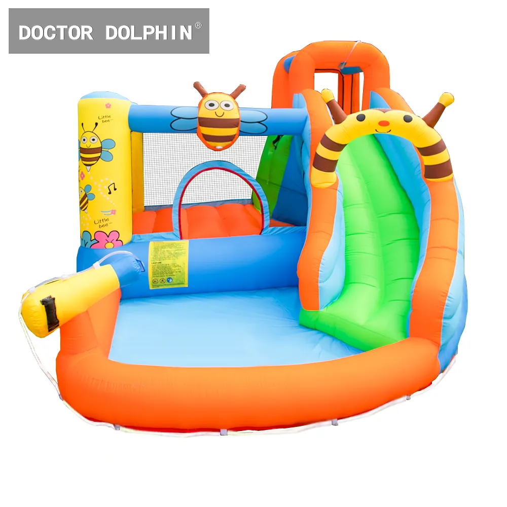 63120 Biene Thema Sommerferien Combo Moonwalk Baby Jumper Bouncer Bounce House Jumping Castle zu verkaufen