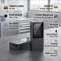 Nuevo Amplificador de Auriculares Portátil Tipo C de Fábrica, Chip DAC ES9039Q2M de 768kHz/32Bit, Doble Amplificador Operacional SGM8262, Ganancia Ajustable, Ecualizador de 10 Bandas