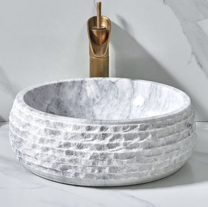 <span class=keywords><strong>Nero</strong></span> e oro in marmo lavabo in pietra naturale lavabo in marmo lavabo in marmo - Product Image 3