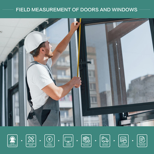 Sungye góc rộng kép inswing cửa sổ tích hợp muỗi màn hình mỏng nhiệt phá vỡ nhôm cho kiến trúc <span class=keywords><strong>Vista</strong></span> - Product Image 6