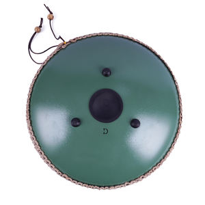 Tambor de lengua de acero de 14 pulgadas, instrumento de percusión de relajación con 15 notas, <span class=keywords><strong>Fanbao</strong></span>, fruta verde - Product Image 2