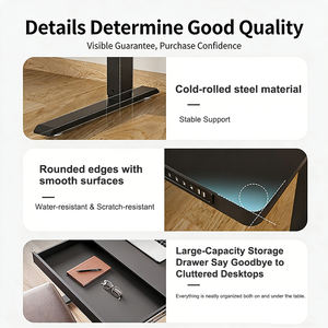Escritorio Eléctrico Inteligente Ajustable en Altura con Cajones, Estación de Trabajo para Oficina y Estudio, Escritorio para Computadora, Venta al Por Mayor - Product Image 3