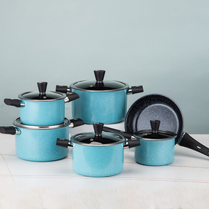 Happycooking thép không gỉ nấu Pan Set Top thời trang nhà bếp Chậu không dính <span class=keywords><strong>La</strong></span> <span class=keywords><strong>Sera</strong></span> & kazan đồ nấu nướng - Product Image 2