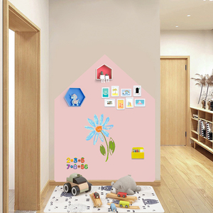 Pizarra <span class=keywords><strong>de</strong></span> color rosa magnética personalizada, pizarra tipo habitación, pegatinas <span class=keywords><strong>de</strong></span> <span class=keywords><strong>pared</strong></span>, grafiti creativo <span class=keywords><strong>para</strong></span> bebé, pizarra <span class=keywords><strong>de</strong></span> borrado repetido - Product Image 1
