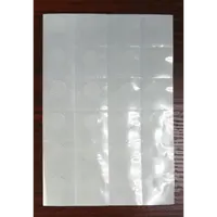 Reflective 1 Inch Adhesive Vinyl Hot Dots - Sheet of 64 Dots