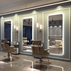 Thông MINH sang trọng LED full-length đứng gương mỹ phẩm hiện đại Thiết kế nhà phòng khách sử dụng kính lớn - Product Image 3