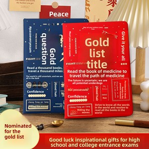 Coffret Cadeau Compagnon <span class=keywords><strong>de</strong></span> Carnet Minimaliste pour l'Examen d'Admission au Lycée en Saison <span class=keywords><strong>de</strong></span> Remise des Diplômes - Matériau en Pâte Vierge - Product Image 4