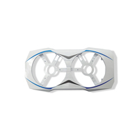 Écran incurvé 3D à œil nu de 6,67 pouces WONDER VISION 360 TURBO ARGB avec refroidissement par eau et roulement à billes, couleur blanche