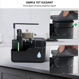 2025 patentli çok fonksiyonlu çıkarılabilir sıvı sabun kutusu yeni görünüm plastik banyo ve tuvalet malzemeleri - Product Image 4