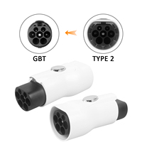 Adaptador de Carga para Vehículos Eléctricos, Estándar Europeo, Trifásico, Tipo 2 a Enchufe GBT, 22KW, 220-380V, 32A