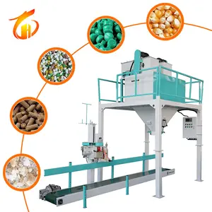 Balance automatique d'emballage pour granulés d'aliments pour animaux Céréales Grains Balance d'emballage quantitative pour gros grains