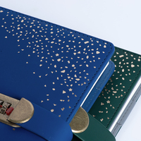 Première version rétro Design boucle en métal cahier 100g boucle en papier Dolin avec étiquette d'index de page intérieure remplaçable de taille A5