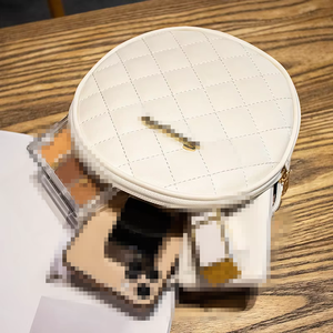 Fashion Multifunction <strong>PU</strong> Leather Cross Body <strong>Bags</strong> Messenger Small Shoulder Tote <strong>Round</strong> <strong>Bag</strong> - Product Image 6