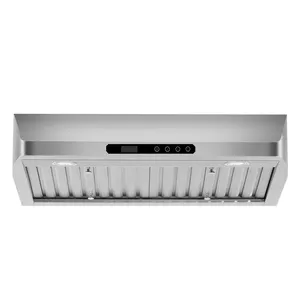 Electric Novel Design Wholesale Price Kitchen Range Hood 120 245 North America Commercial Kitchen Stainless Steel Under Cabinet