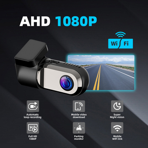 WIFI Car Dash Cam Universal Phone App Control 1080P Enregistreur de conduite haute définition 24 heures Moniteur de stationnement avec mémoire 128G - Product Image 3