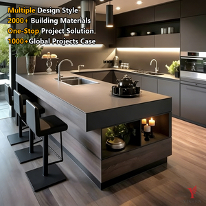 Mueble <span class=keywords><strong>de</strong></span> <span class=keywords><strong>Cocina</strong></span> Completo <span class=keywords><strong>de</strong></span> Lujo Personalizado, Gabinete <span class=keywords><strong>de</strong></span> Madera Moderno Modular, Armario <span class=keywords><strong>de</strong></span> <span class=keywords><strong>Cocina</strong></span>, Isla, Mesa Lista para Armar - Product Image 3