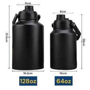 Botella de agua de acero inoxidable de 4 litros - Product Image 2
