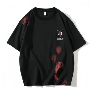 Camiseta de Hombre de Alta Calidad, Estilo Retro, Deportiva, Casual, Transpirable, Holgada, Cuello Redondo, Manga Corta, 100% Algodón, para Verano - Product Image 4