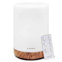 Diffuseur d'huiles essentielles 300 ml, silencieux, 3-en-1, humidificateur avec petite lampe de nuit, diffuseur d'aromathérapie pour la maison