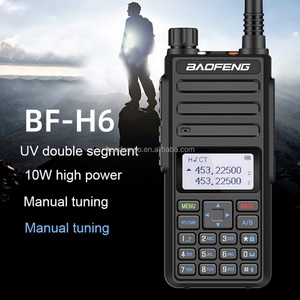วิทยุสื่อสาร Baofeng BF H6 5W แบบสองย่านความถี่ VHF UHF กำลังส่งสูง วิทยุแฮม ระยะส่งไกล แบตเตอรี่ใช้งานได้นาน - Product Image 6