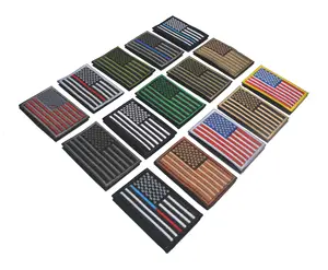 High Quality Iron-on Embroidery Patch In Stock Fashion American National Flag Embroidered Patches