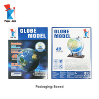 Jeux éducatifs assemblage 3d diy puzzle modèle carte du monde globe puzzle pour enfants