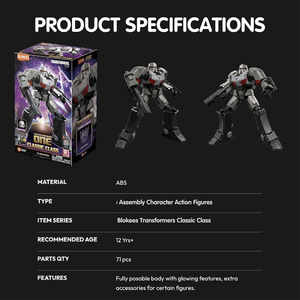BLOKEES Transformers Classic Class 12 Transformers One Megatron Figura de Acción Coleccionable - Product Image 6