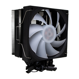 Sistema de refrigeración por agua RGB silencioso, conector de 4 pines, disipador térmico de aluminio, radiador de CPU con 4 tubos de calor, ventilador iluminado de alta calidad - Product Image 1