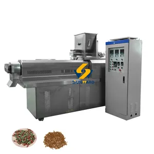 1t-2t per hour fish prawn feed machine floating fish feed extruder machine manufacturing plant