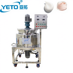 Yeto 50l 100l 500l Roestvrijstalen Homogenisator Mixer Tank Met Roerwerk En Jas Verwarming Koeling Shampoo Zeep Mengmachine - Product Image 1