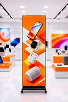 GOB P1.8 Display LED a Colori per Interni con Riproduzione Automatica in Loop HDR10 Luminosità 600 Nit 16-Bit Montaggio a Pavimento